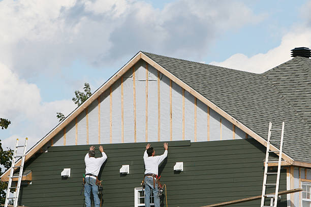 Professional Emergency Siding Repair technician working in Winston-Salem, NC